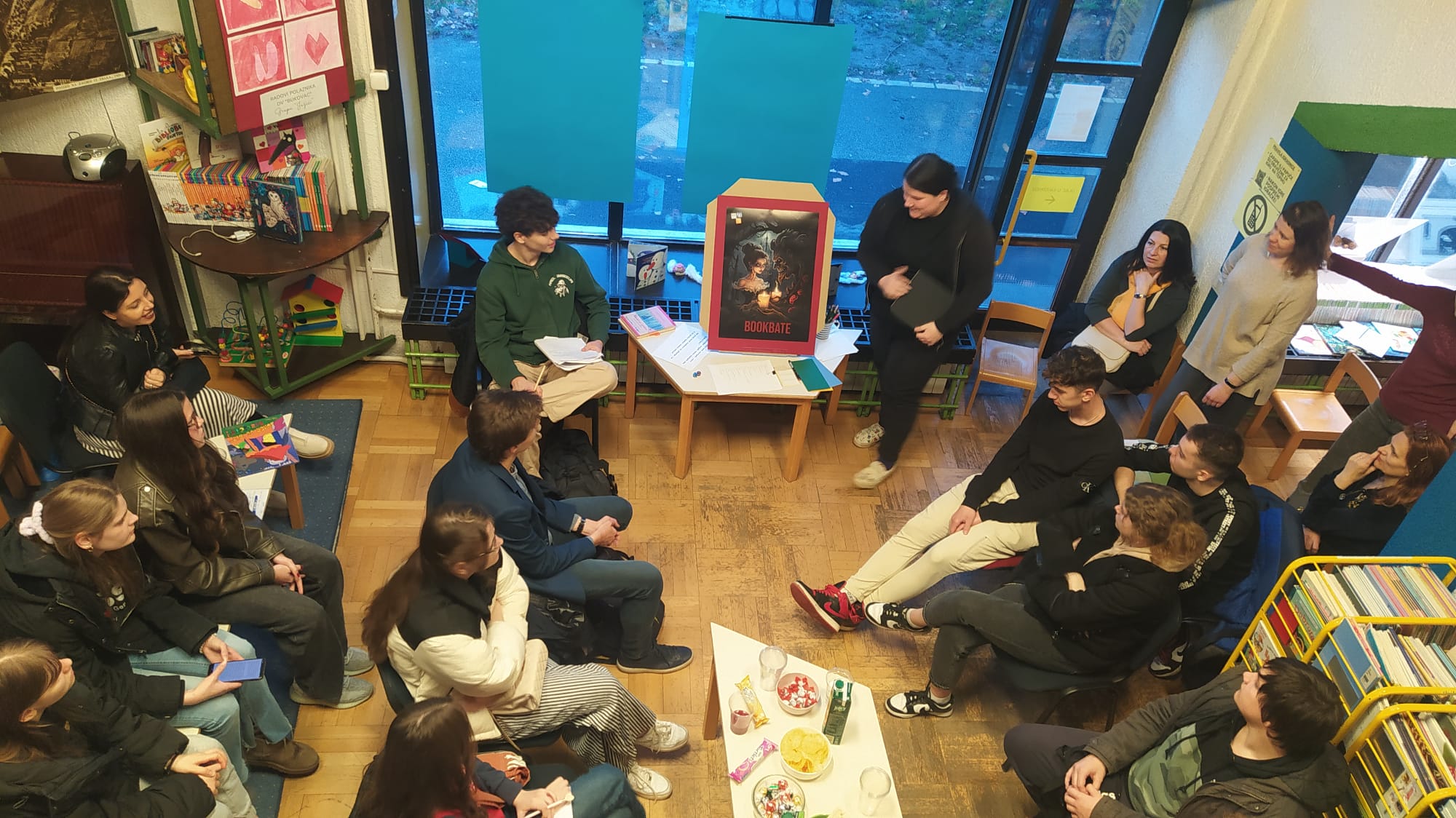 Pročitajte više o članku Suradnja školske knjižnice i Knjižnice „Medveščak“:  debatna rasprava „BookBate“