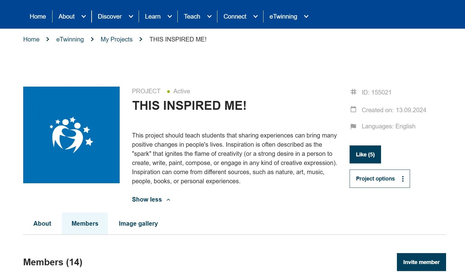 Pročitajte više o članku This inspired me! – novi eTwinning projekt
