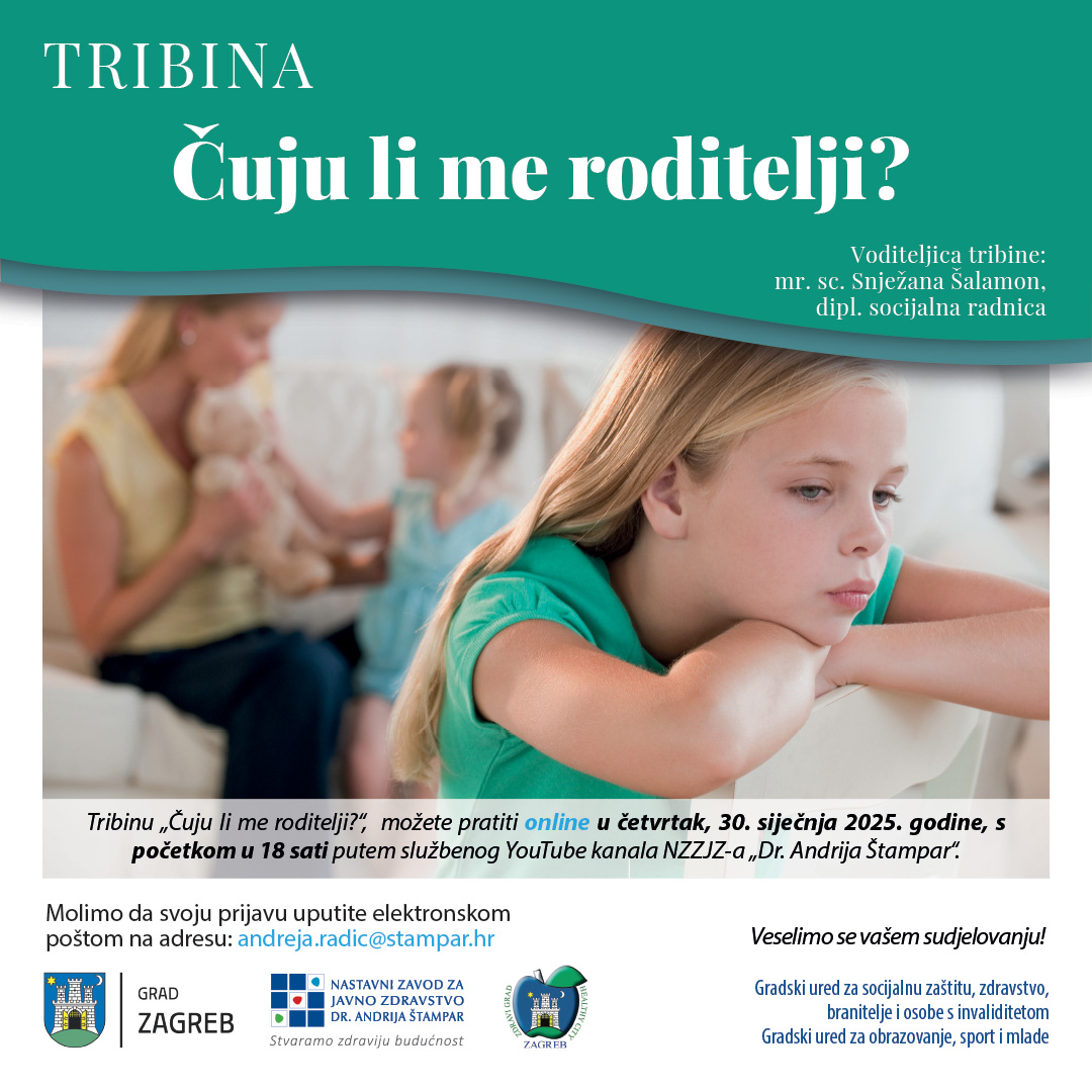 Pročitajte više o članku Tribina za roditelje – „Čuju li me roditelji?”